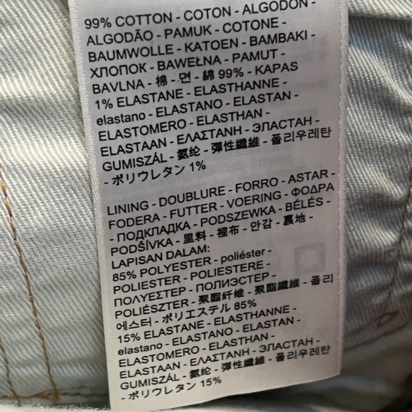 Levi's 511 Men's Plaid Slim Fit Denim Performance Jeans Plaid Lining 31W 32L - Picture 15 of 16